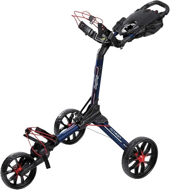 Bag Boy Nitron Golf Push Cart, Navy/Red