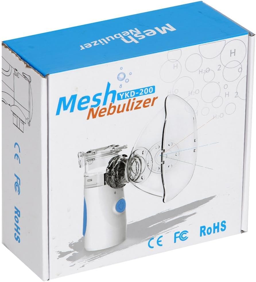 Nebuliser Machine for Adults Rechargeable Nebuliser Mask Portable Design, Handheld Mesh Nebuliser for Adults & Kids Easy to Use & Clean, Suit for Home & Travel Assorted Colour