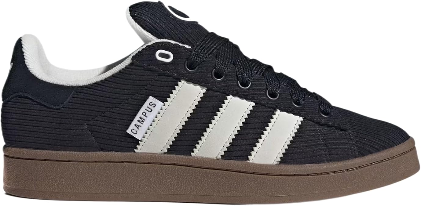 adidas Campus 00s Mens Lifestyle Shoes (Core Black/White/Gum) Size 9