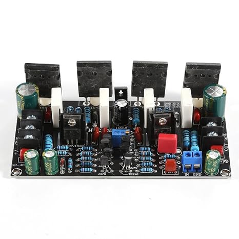 200W Mono Power Amplifier Board, A1943 C5200 Single Channel High Power Tube Amplifiers Board, Stereo Audio Receiver Upgraded Home Audio Receiver Amplifiers Used for Speakers and Subwoofers
