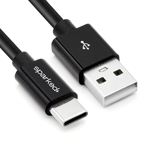 SPARKED Kindle Paperwhite Charger Cable UK USB C Charging for Paperwhite 12th Generation & 11th Gen, Kids, Signature (2021-2024 Models) Amazon Kindle eReader Tablet Power Supply Fast Charge Wire 1.2m