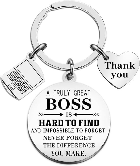 Best Boss Gifts for Women Men Best Boss Ever Keychain