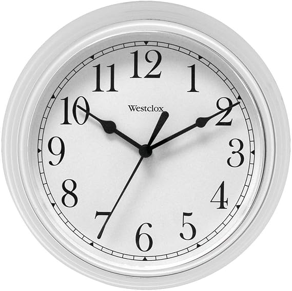 Salton Westclox Simplicity Wall Clock, White