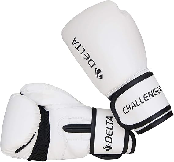 Delta Challenger Dura-Strong Boks Eldiveni,Beyaz,10 Oz