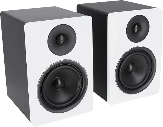 Rockville APM6W White 6.5" Active/Powered USB Studio Monitor Speakers Pair