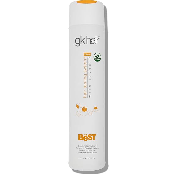 GK HAIR The Best Smoothing Keratin Professional Treatment for Silky Smooth & Frizz-Free Hair Temporary Straightening Long Lasting Shine -10.1 Fl Oz