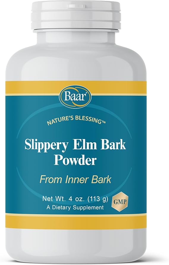 Baar Slippery Elm Bark Powder, 4 oz