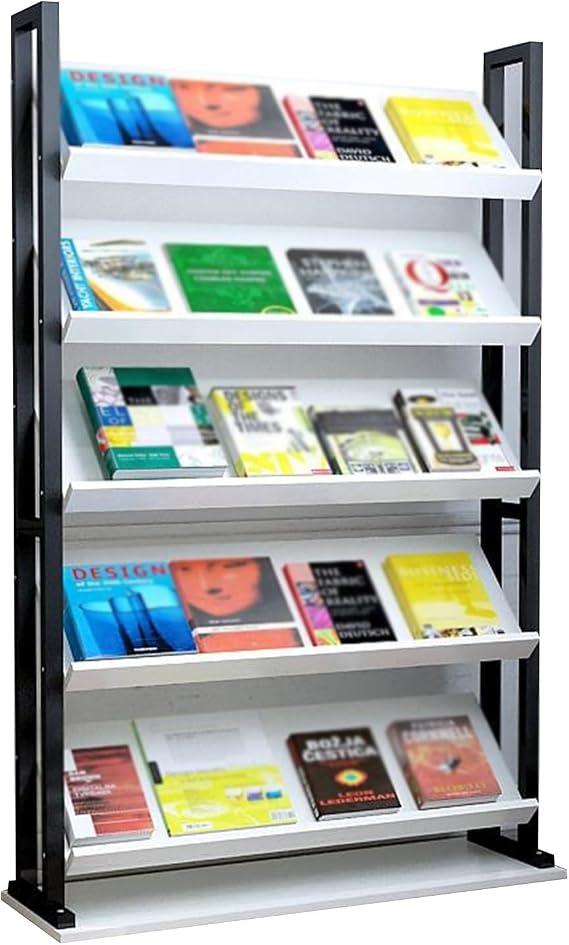 Floor-Standing Magazine Rack, Office Magazine Rack Publicity Display Stand, Promotional Materials Display Rack Storage Bookshelf for Exhibitions,Offices (Color : C, Size : 60X30X135CM)