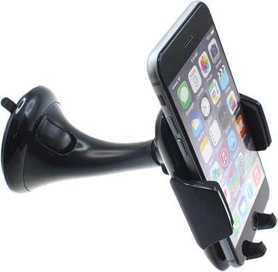 Car Mount Dash Windshield Holder Cradle Suction Swivel Compatible with Samsung Galaxy A11 - Galaxy A12 5G - Galaxy A13 5G - Galaxy A20 - Galaxy A21