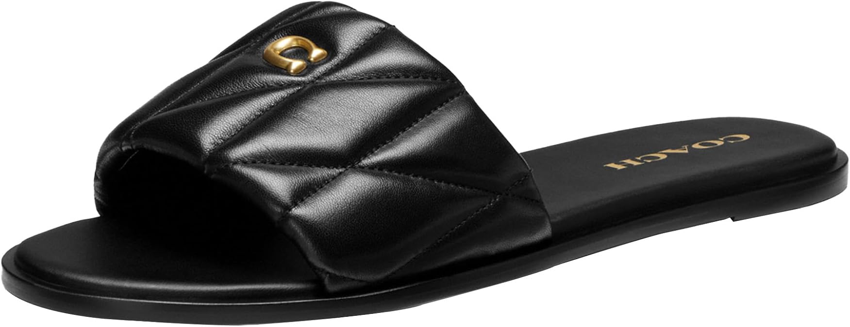 COACH Women's Holly Quilted Leather SandalPlatform
