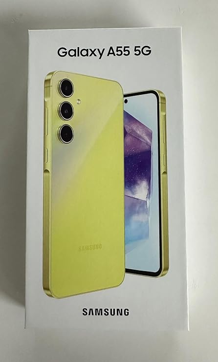 Samsung Galaxy A55 5G 128GB 8GB RAM Yellow 5000mAh