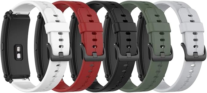 FitTurn [5Pack]16mm Bands for Honor Whizkid 2Pro/for YOUSOKU H97 Pro/for AKUMAKA CS5/for BOCLOUD ZX19/for FITVII Slim/for KALINCO Slim/for MorePro HM08/for HENGTO H39 PLUS/for BOCLOUD 1.45",Replacement Colorful Silicone Wristband Adjustable Accessory Bands Strap