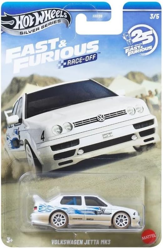 Hot Wheels Fast & Furious 25 YIL RACE-OFF VOLKSWAGEN JETTA MK3 JKX17 - HNR88
