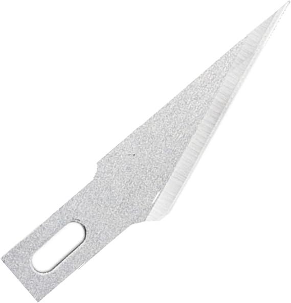 Excel Blades #21 Stainless Steel Hobby Blade, 5 Pack, American Made Straight Edge Replacement Blades
