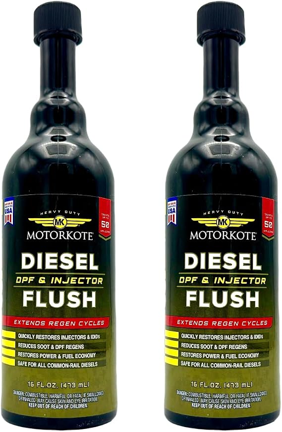 Motorkote Diesel DPF & Injector Flush | 16 Fl oz, 2-Pack