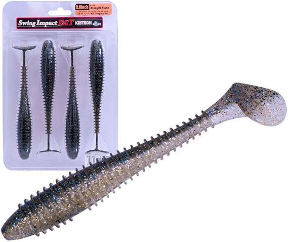 Keitech FS58418 Fat Swing Impact Bluegill Flash, 5.8"