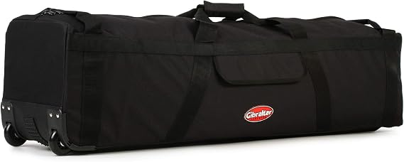 Gibraltar GHLTB Long Hardware Bag with Wheels,Black