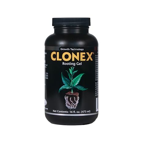 Clonex Rooting Gel High-Performance Rooting Compound - 1 Pint | For Plant Cuttings, Contains IBA, Promotes Root Initiation & Development