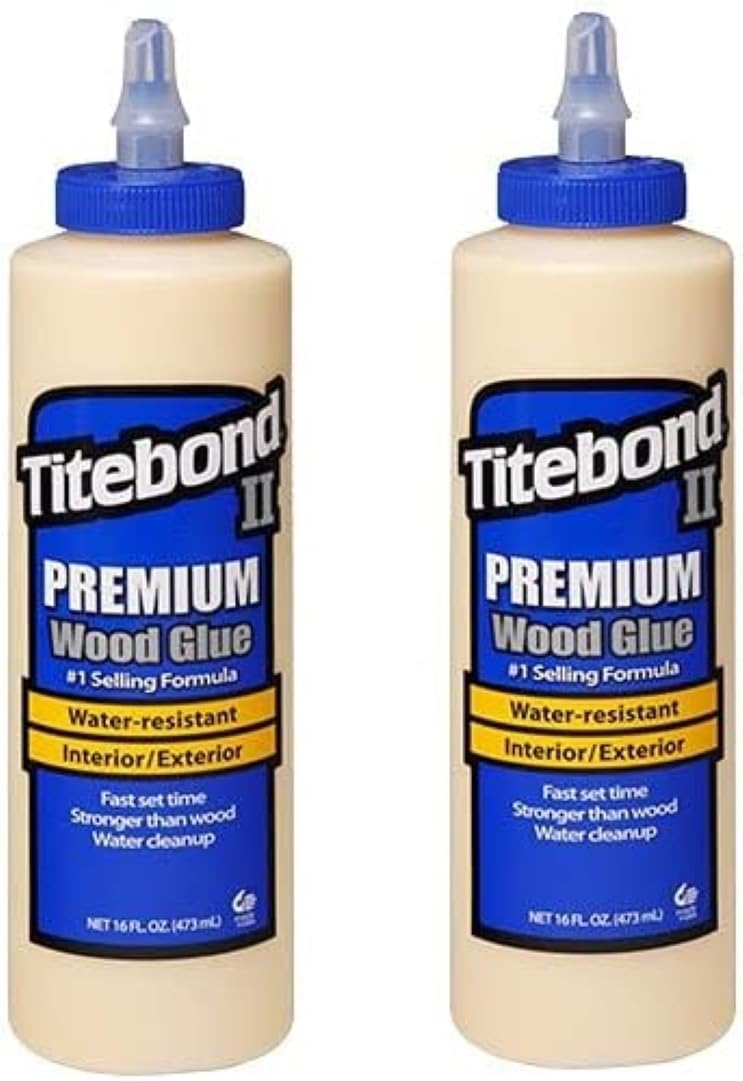 Titebond 5004 II Premium Wood Glue, 16-Ounces - 2 Pack