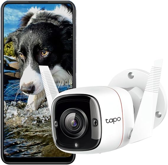 Tapo C310, 2K 3MP Dış Mekan Wi-Fi/Ethernet Güvenlik Kamerası, Hareket Algılama, IP66 Su Geçirmez, 30m Gece Görüşü, Çift Yönlü Ses, Bulut/Yerel Depolama, Sesli ve Işıklı Alarm