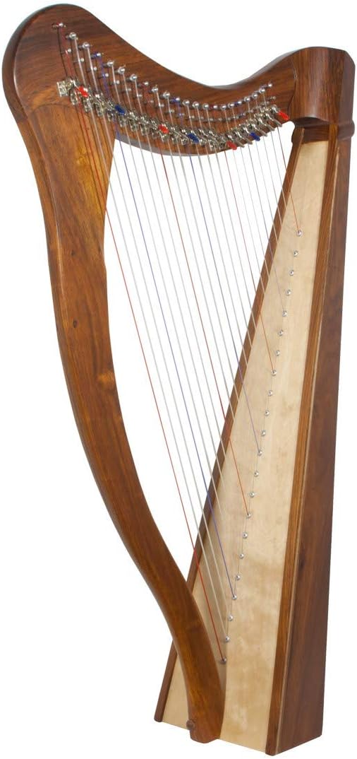 Roosebeck 22-String 5-Panel Heather Harp w/Chelby Levers