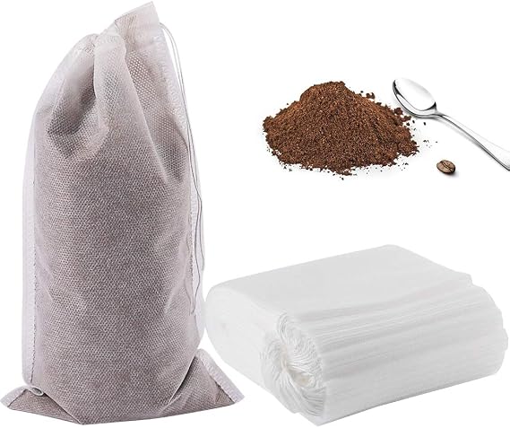YQL 50PCS Cold Brew Coffee Filter Bags, 6x10 Inches