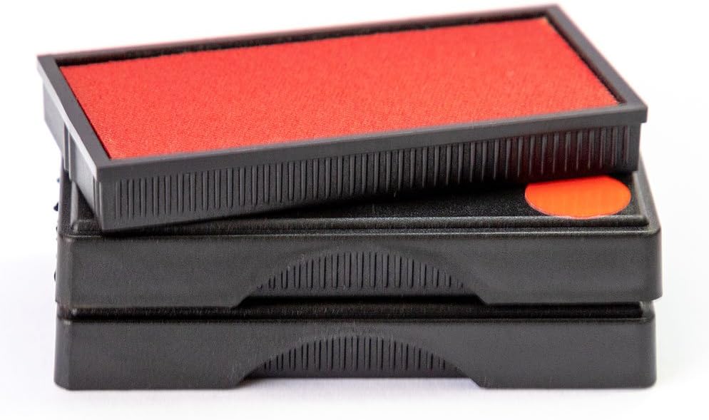 Vivid Stamp Q-400 X-Large Replacement Ink Pad - 3 Pack - Red