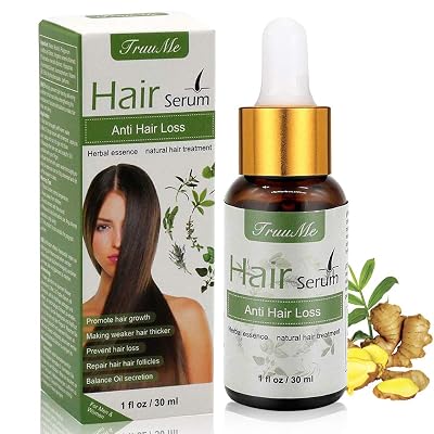 Hair Regrowth Oil, Hair Growth Serum, Hair Loss Serum, Stops Hair Loss, For Thinning Hair, Alopecia Areata, Promotes Thicker, Fuller & Faster Growing