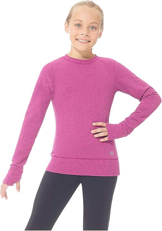 Mondor Girls Ladies Figure Skating Shirt - Ice Skating Thermal Shirt 4301