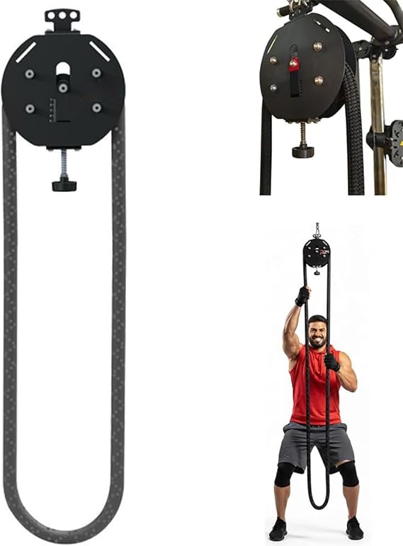 Endless Rope Trainer, Adjustable Resistance Trainer Machine, Suspension Endless Rope Pulley System, Closed-Loop Nylon Rope, Home Gym Infinity Rope for Interval Resistance Training
