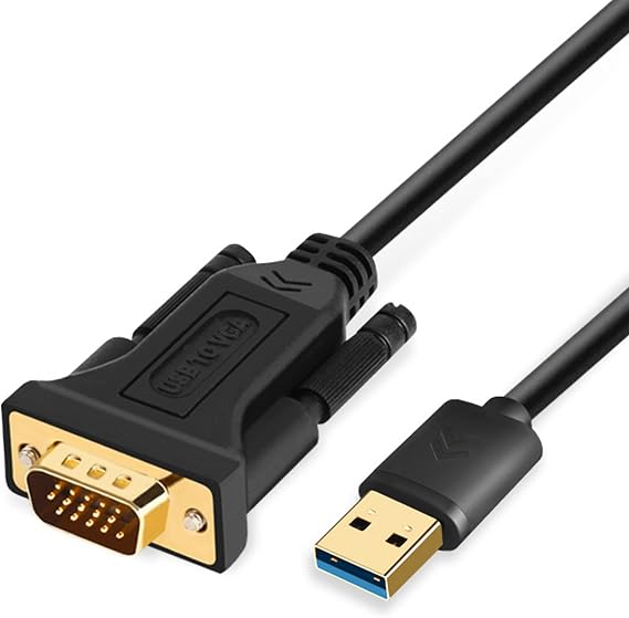 USB to VGA Adapter Cable 5FT Compatible with Windows, USB 3.0 to VGA Male 1080P Monitor Display Video Adapter/Converter Cord. (5FT)