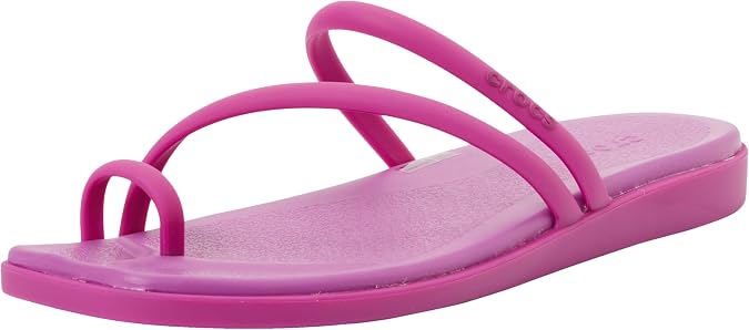 Crocs Women's Miami Toe Loop Sandal Flat Sandals