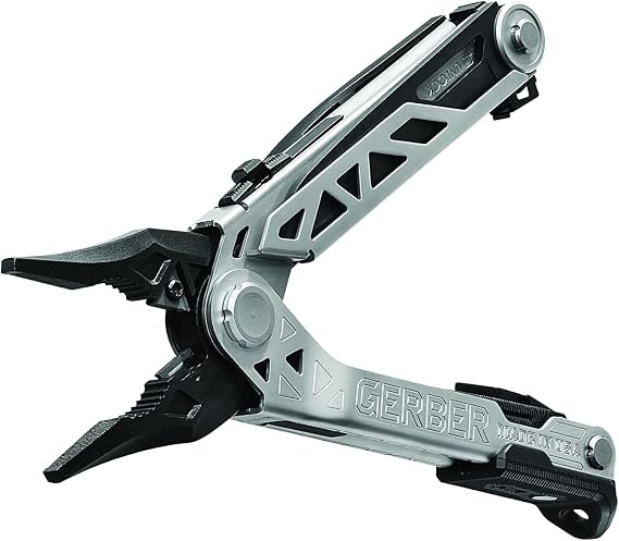 Gerber Gear Center-Drive Multitool Bit Set - 16-Piece Multitool, 12-Piece Standard Bit Set - Includes Knife, Pliers, Wire Cutters, Bottle Opener & More - Silver Tool, Made in USA - Coyote Brown Sheath