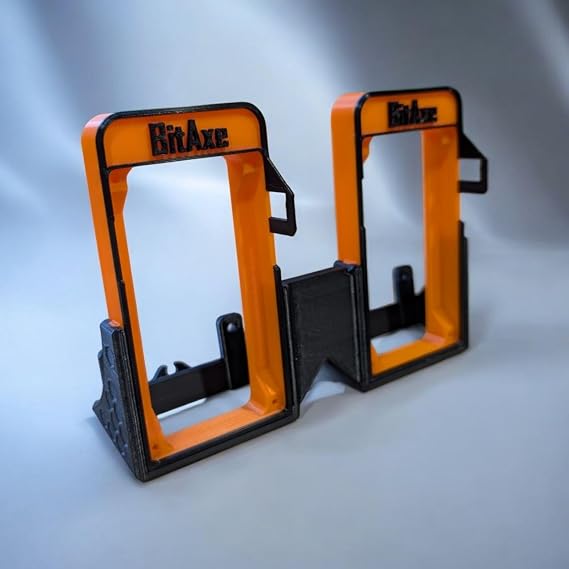 Double Bitaxe Stand - Case and Stand for Fully Open Source Bitcoin Miner Bitaxe (Fits Bitaxe Gamma 601)