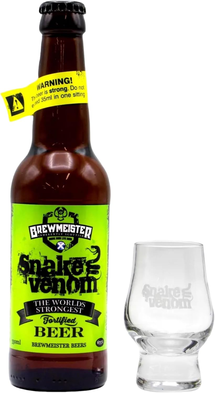Brewmeister Snake Venom The World Strongest Fortified Beer with 675% VOL from Birmingham