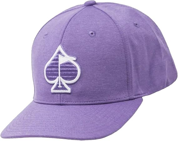 Pins & Aces Performance Spade Hat (Lavender, Adjustable) Golf Cap 2025