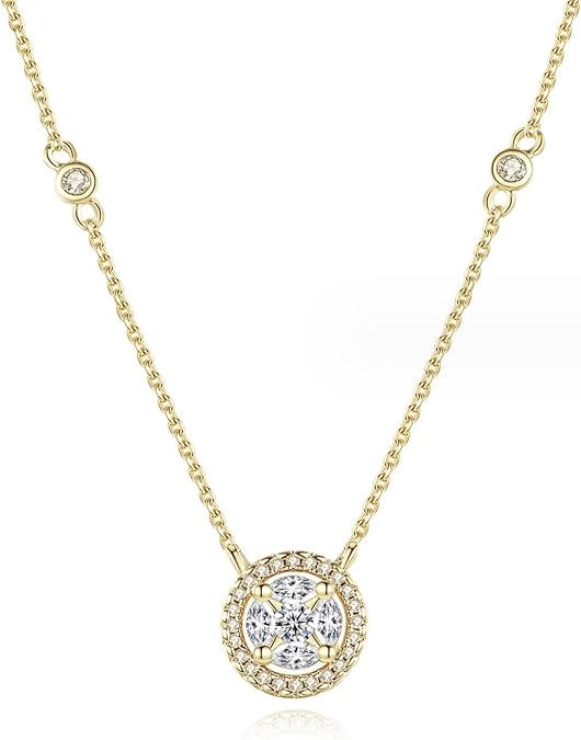 Gold Plated Geometric Style Sparkly Dainty Rectangle Teardrop Shaped AAAAA Australia Crystal with Cubic Zirconia Y Necklace Fashion Jewelry for Women & Teen Girls