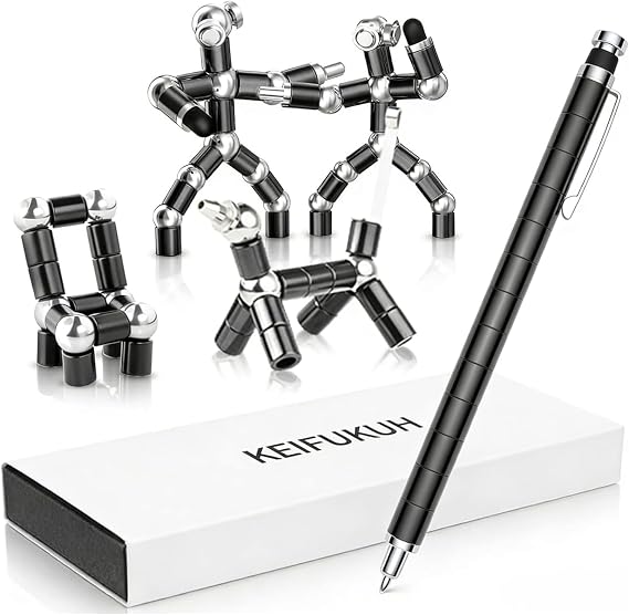Fidget Gel Pens Gifts for Men - Stocking Stuffers for Men & Teen Boys, Fun Christmas White Elephant Secret Santa Gift Ideas for Him, Cool Novelty Birthday Gadget, Unique Valentines Day Gifts for Guys