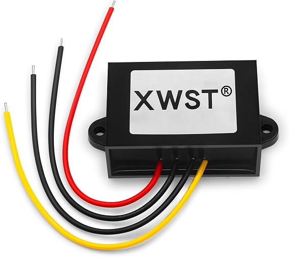 DC DC 12V to 13.8V 5A 9V-13V to 13.8V Voltage Regulator,Step-up Module,Boost Converter,Waterproof Power Adapt 69W 13.8V Volt Transformer Module (12V to 13.8V 5A)