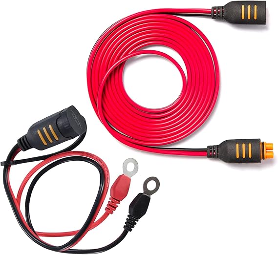 CTEK M6 Battery Post Connect Bundle | Extention Cable + 1/4" Eyelet for M6 Smaller Batteries