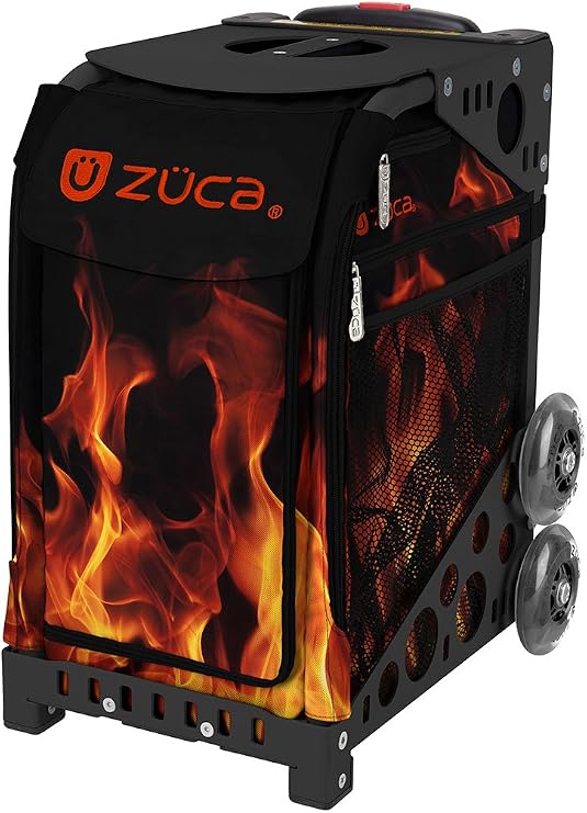ZUCA "Blaze Sport Insert Bag, Black Frame with Flashing Wheels