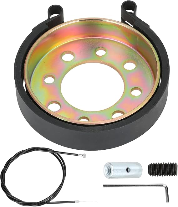 GREHUA 4 inch Go Kart Drum Brake Band Kit for Yerf-Dog Mini Bike Parts