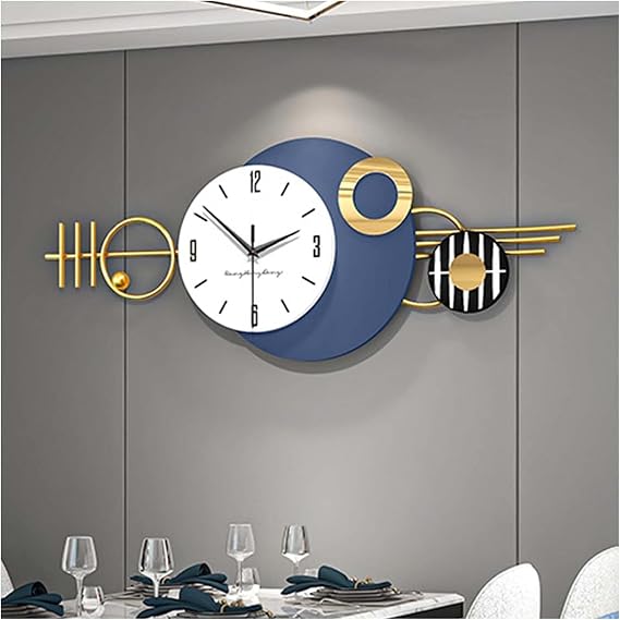 Large Modern Wall Clock Decorative, Silent Non-Ticking for Living Room Bedroom Office Kitchen Home, 32.3 Inch Clock Wall Decor for Indoor House