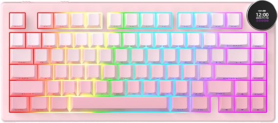 AK820 V2 75% Mechanical Keyboard, Tri-Mode, 10000mAh Battery, Gasket Mount
