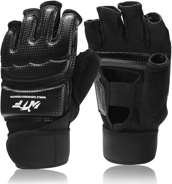 Punch Bag Training Gloves, LangRay Taekwondo Karate Boxing Gloves for MMA Sparring Martial Arts Muay Thai Kickboxing Mitts UFC Fighting Grappling Gear for Womens Mens Adults Kids