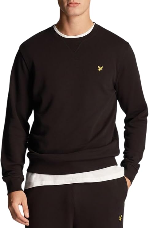 Lyle & Scott Men's Logo Sweatshirt, Black, XL