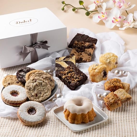 Food Gift Baskets, Get Well, Wedding/Anniversary, Birthday Gift Basket for Women, Men, Friends, Him, Her, and Moms, Dad Food Gifts by Dulcet Gift Baskets