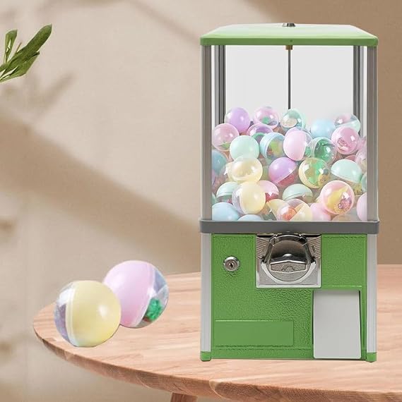 Gashapon Machine, Big Capsule Vending Machine for Business, Dispenser Prize Machine for Game Retail Stores, Perfect for Game Stores and Retail Stores Vintage Style,Black
