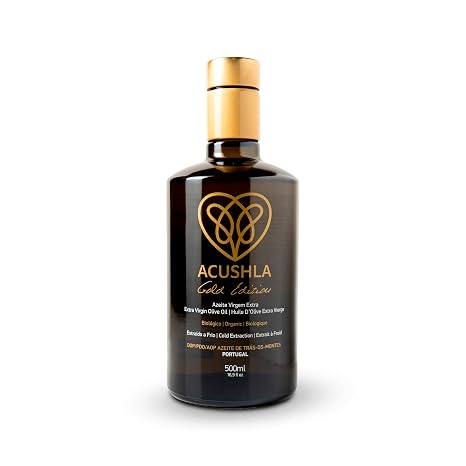ACUSHLA Organic Extra Virgin Olive Oil Gold Edition - 500ml Glass Bottle