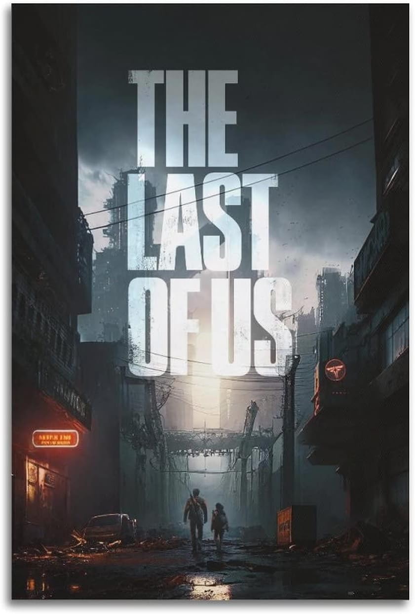 AAAG The Last of Us Aesthetic Poster TV Series Poster Canvas 90s Wall Art Room Aesthetic Posters 16x24inch40x60cm